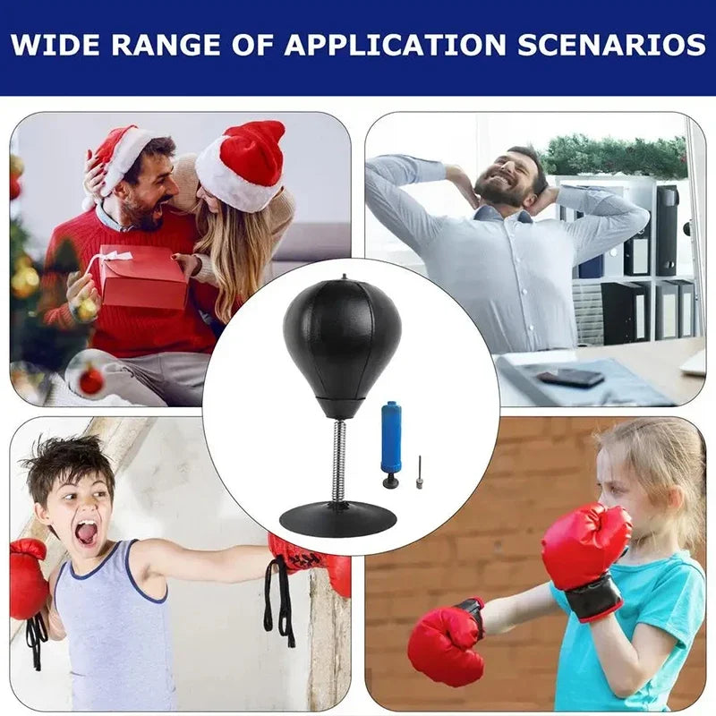 Desktop punching bag