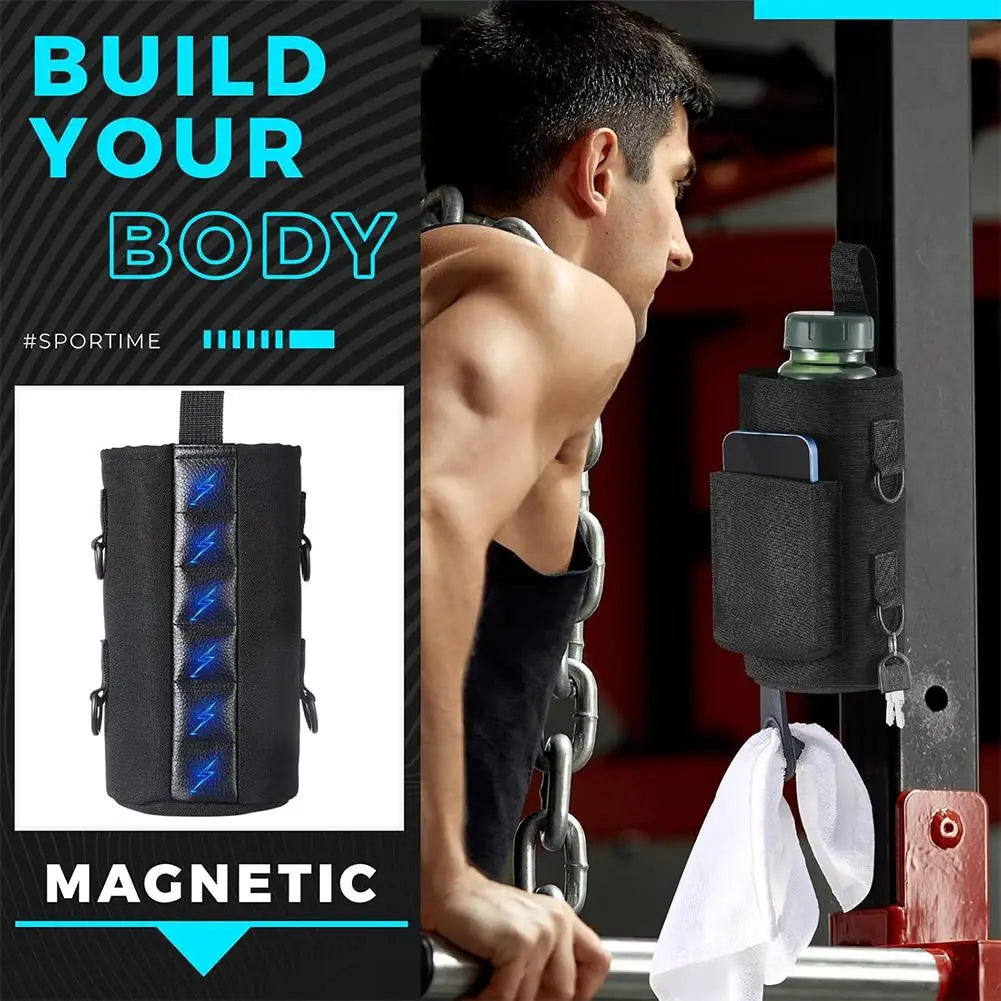 Magnetic gym bag