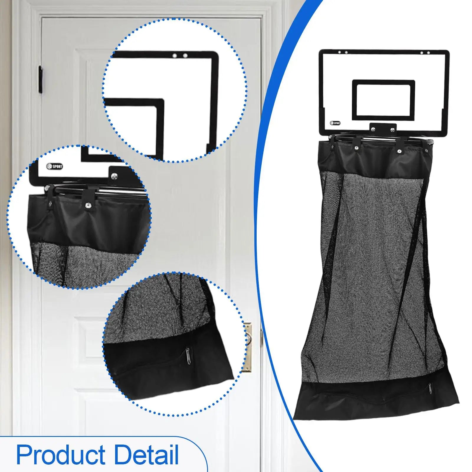 Basketball hoop laundry