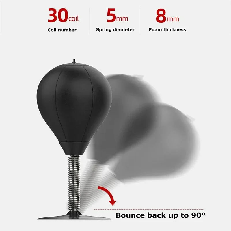 Desktop punching bag