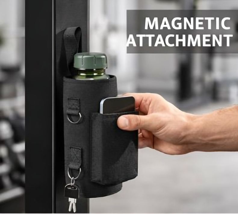Magnetic gym bag