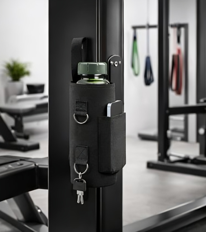 Magnetic gym bag